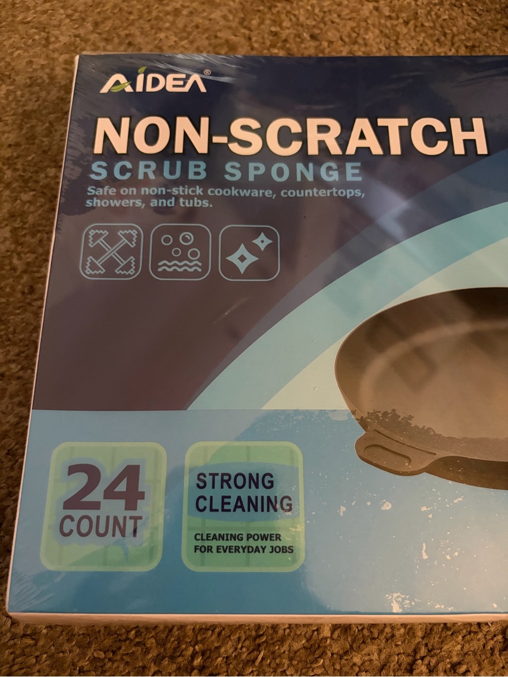 Non-Scratch Scrub Sponge - 24 Count - Picture 3 of 3